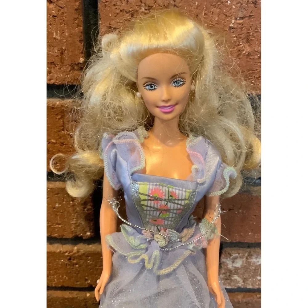 Vintage Barbie Mattel 90s Purple‎ Princess Blonde Hair Blue Eyes